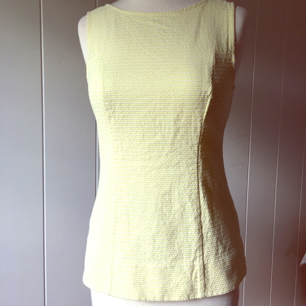🌟Banana Republic MadMen collection Yellow Tank🌟